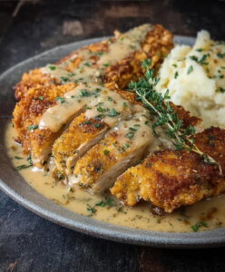Cream-Sauce Pan Fried Chicken Recipe