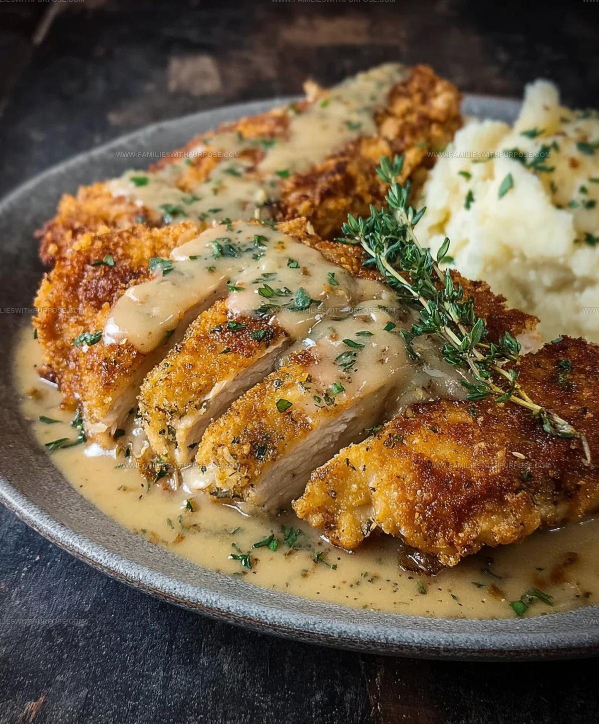 Cream-Sauce Pan Fried Chicken Recipe