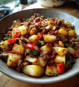 Homestyle Hamburger Hash Recipe