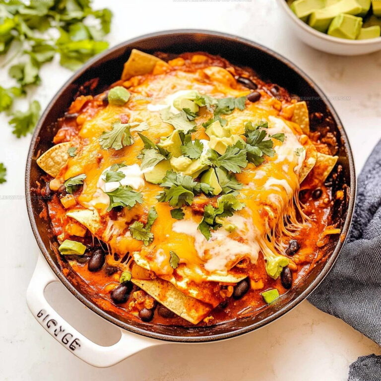 Skillet Chicken Enchiladas Recipe