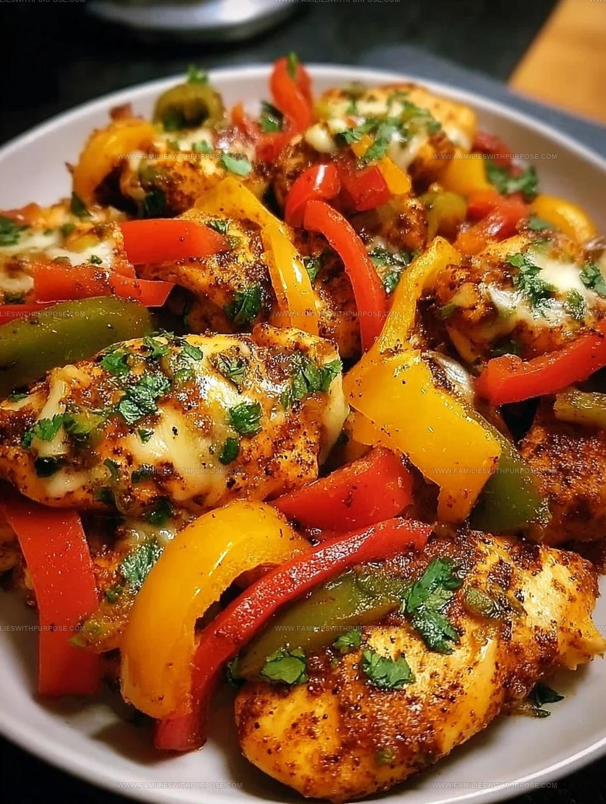 Cajun Skillet Chicken With Bell Peppers Recipe