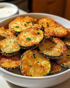 Crispy Parmesan Fried Zucchini Recipe