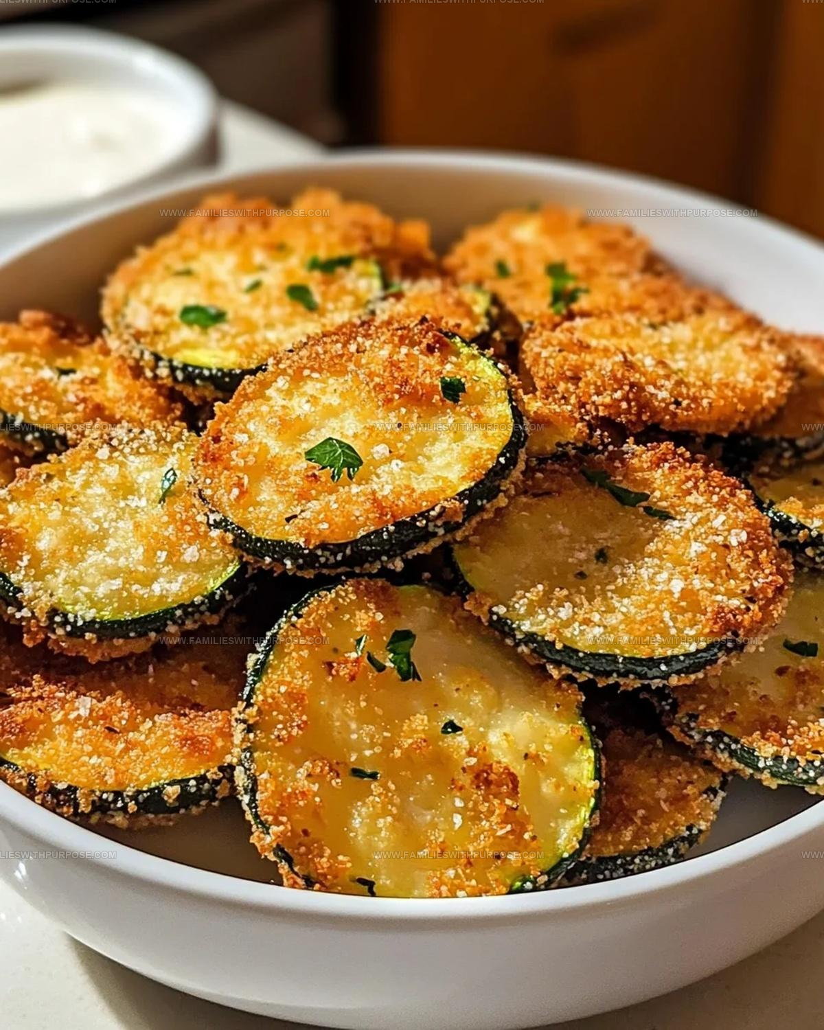 Crispy Parmesan Fried Zucchini Recipe