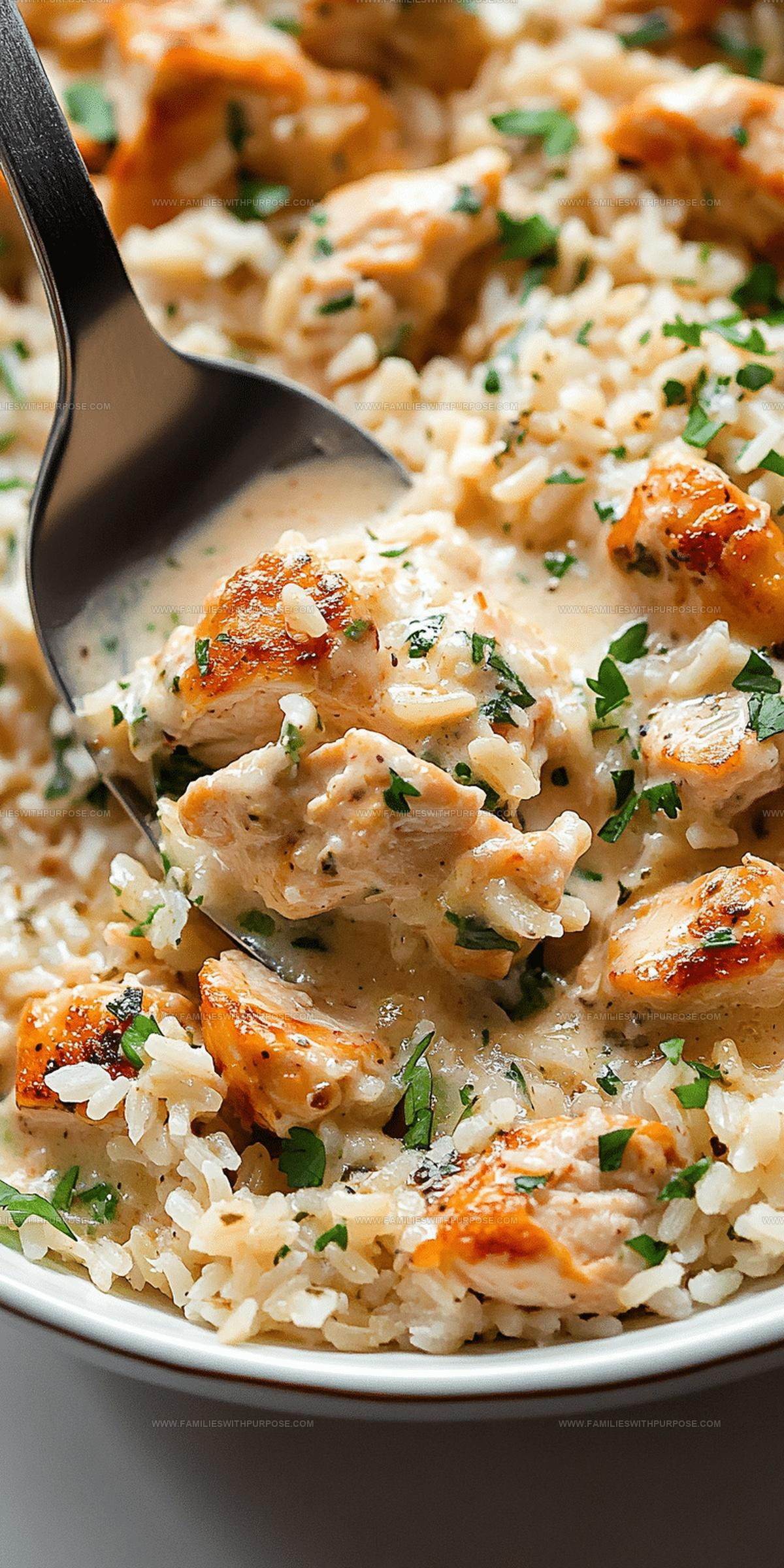 Herbed Creamy Chicken Basmati Rice Recipe