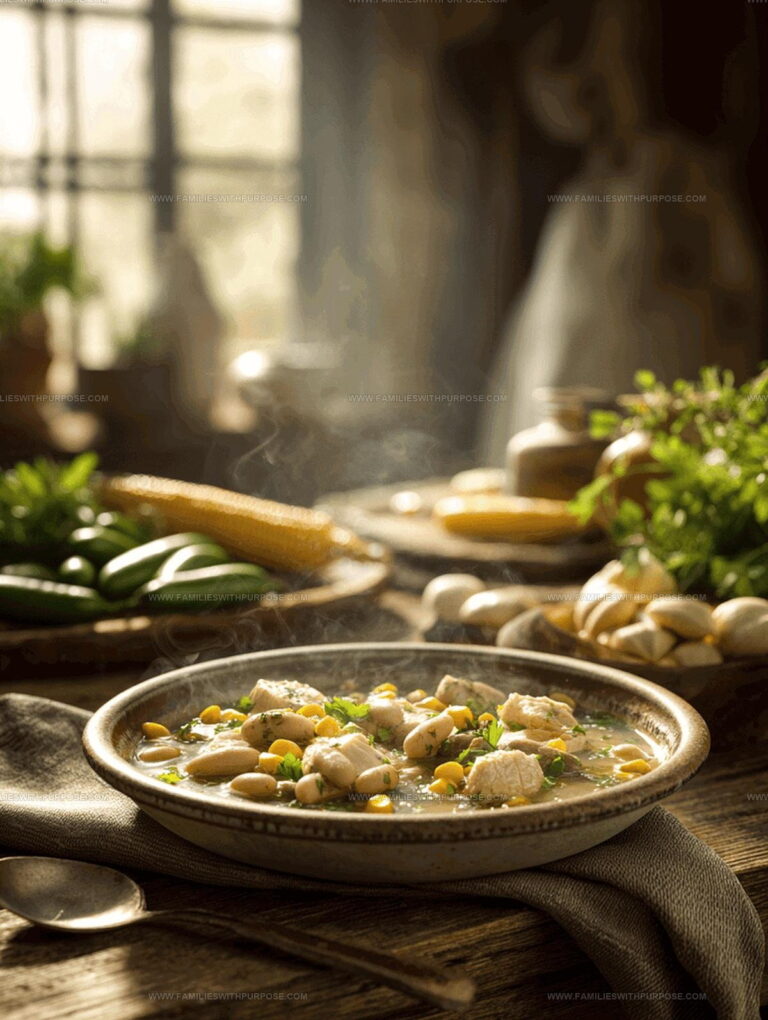 Lime Finished White Chicken Chili Recipe