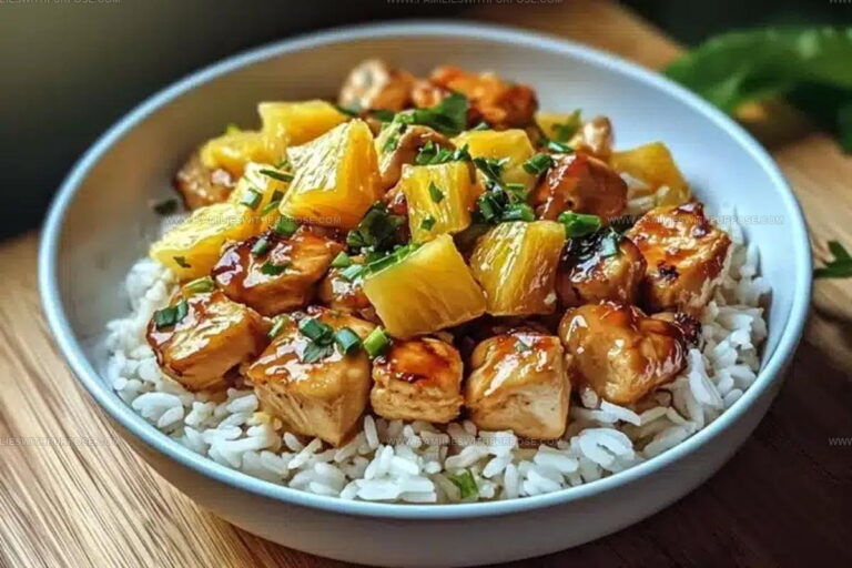 Sweet Pineapple Chicken Rice Recipe