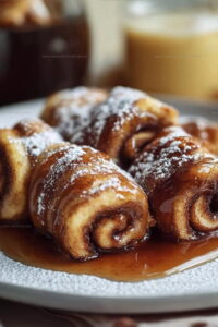 Sweet Cinnamon Roll French Toast Roll-Ups Recipe