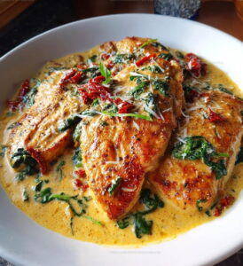 Creamy Tuscan Marry Me Chicken Recipe