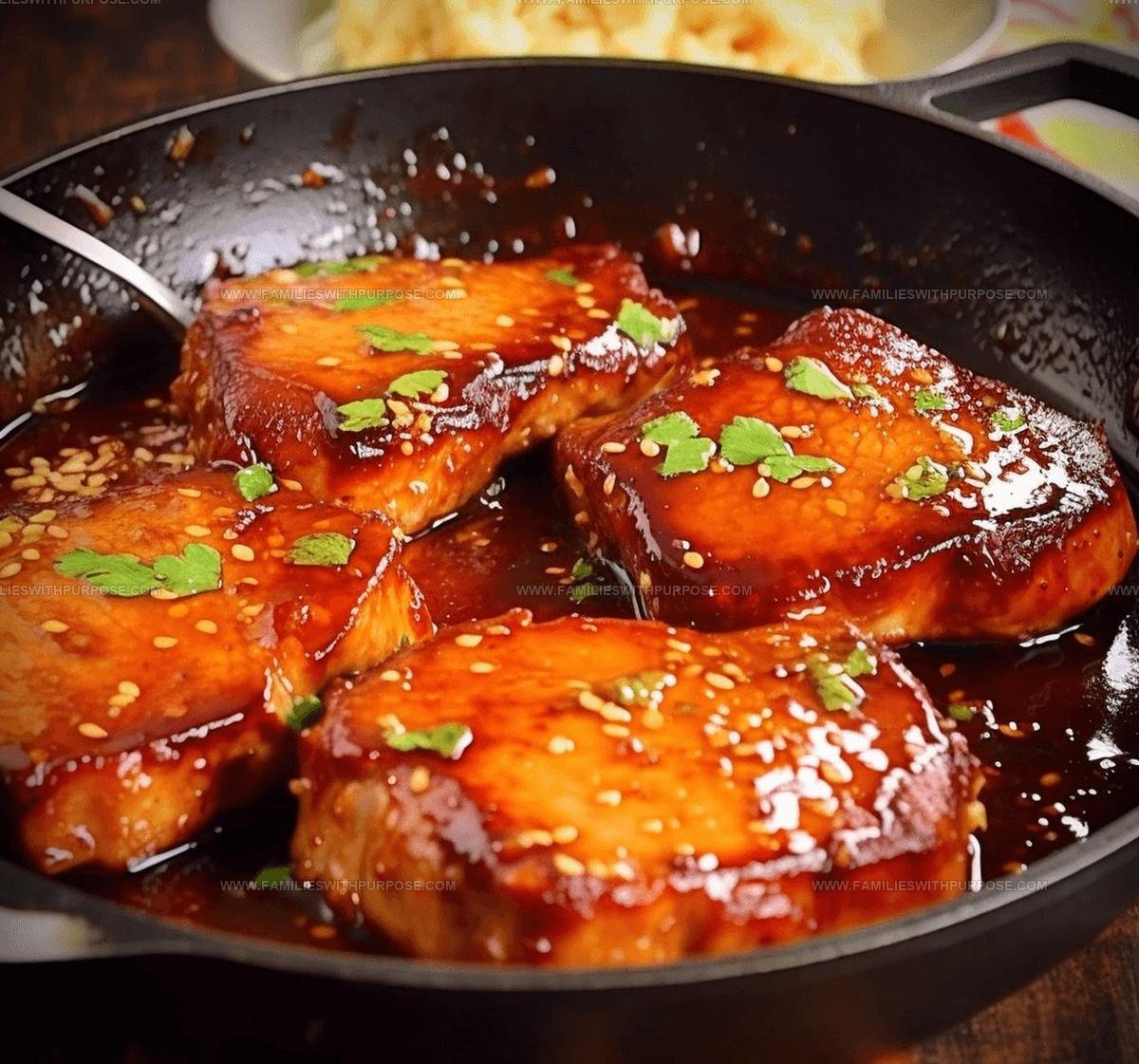 Honey-Glazed Honey Garlic Pork Chops Recipe