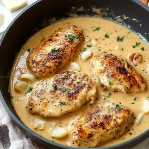 Cream-Rich Garlic Chicken Recipe
