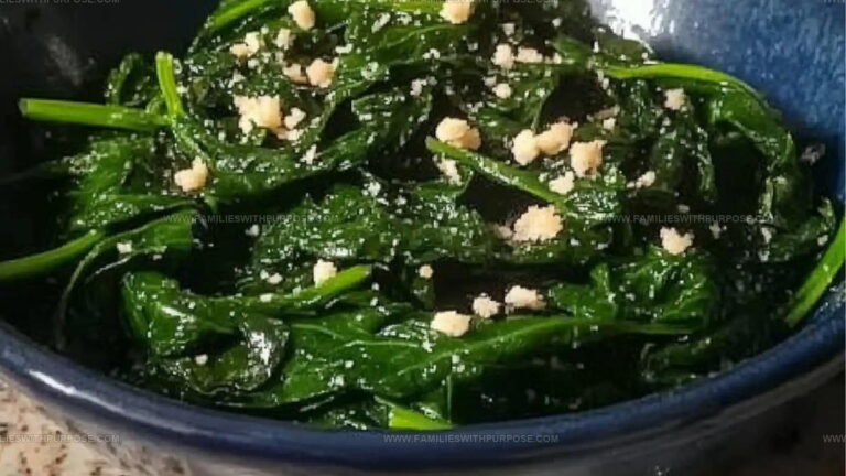 Sauteed Baby Spinach Recipe