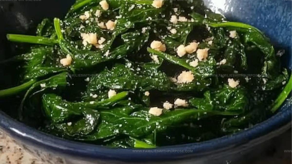 Sauteed Baby Spinach Recipe