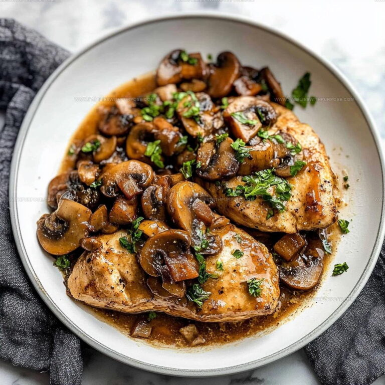 Savory Chicken with Mushrooms Recipe