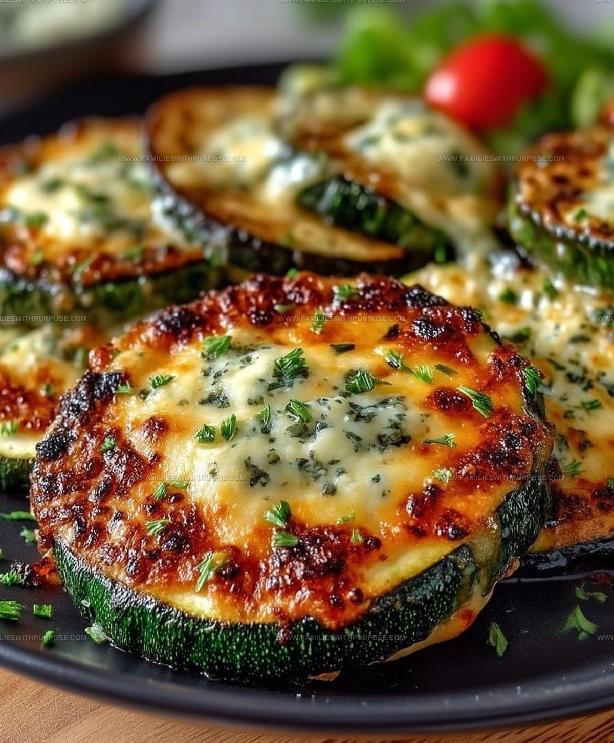 Garlic Zucchini Steaks Recipe