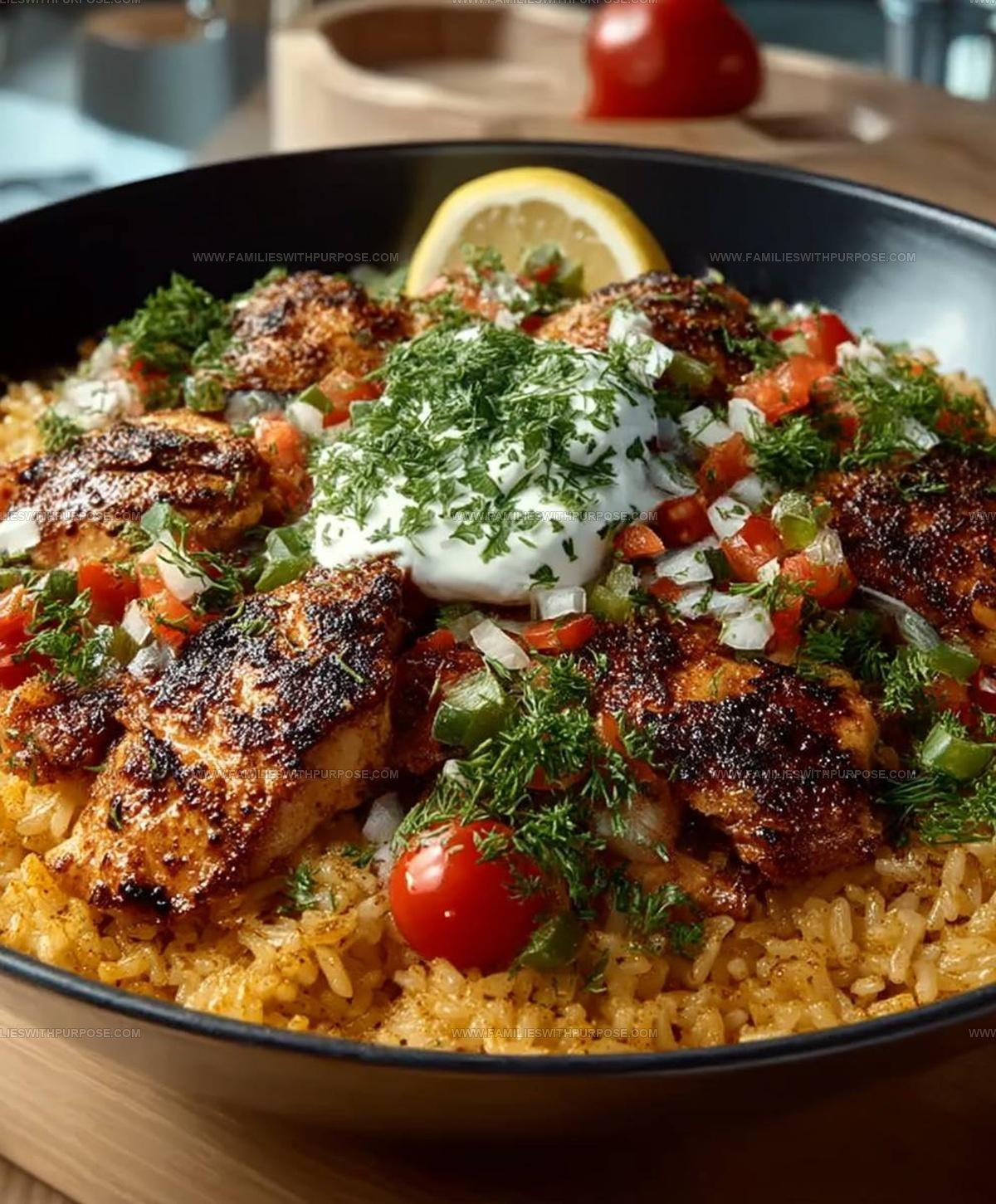 Mediterranean Chicken Rice Skillet Recipe
