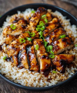 Family-Style Honey BBQ Chicken Rice Recipe