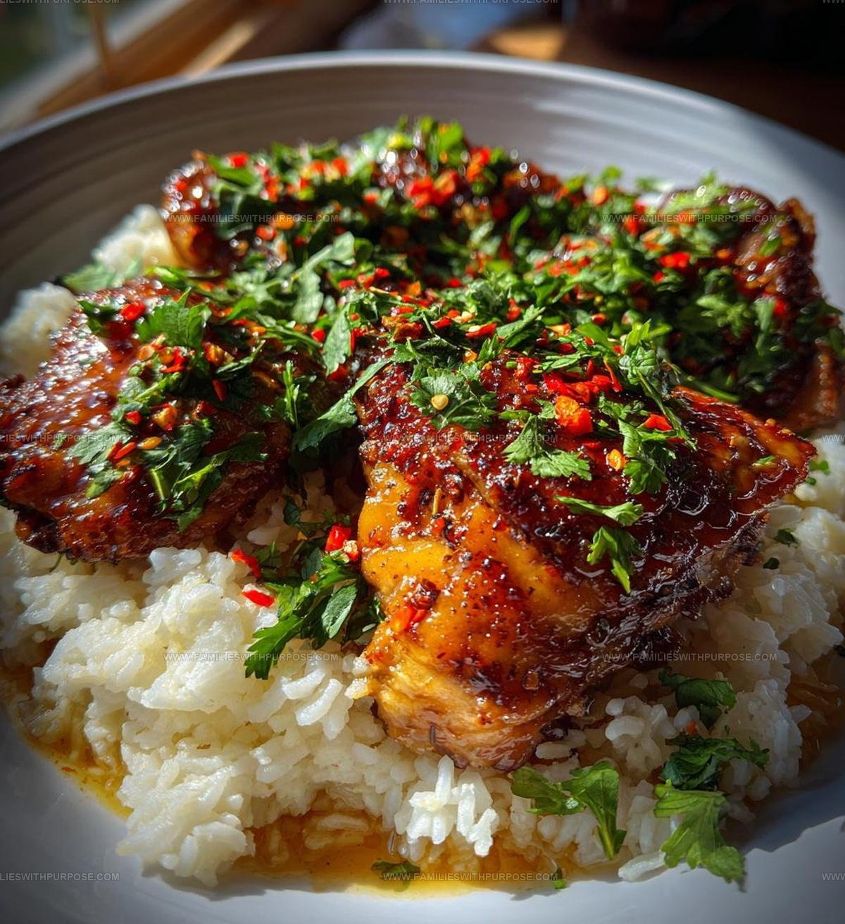 Sweet-Heat Spicy Maple Chicken Coconut Rice Recipe