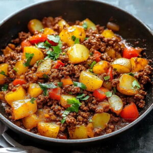 Mexican Ground Beef Potato Skillet Recipe
