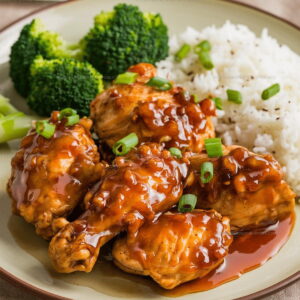 Sticky Honey Garlic Chicken Recipe