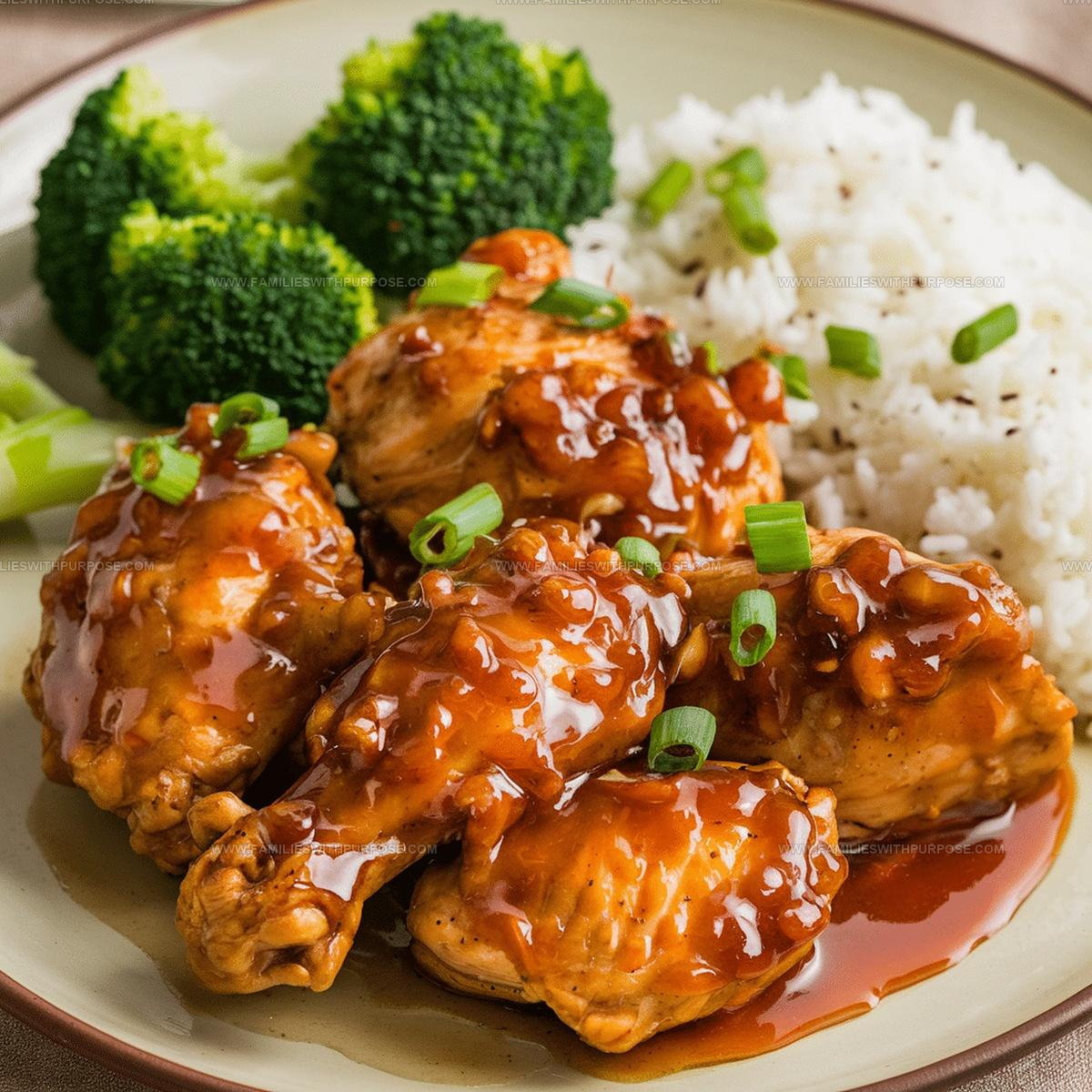 Sticky Honey Garlic Chicken Recipe