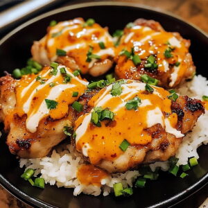 Skillet Bang Bang Chicken Thighs Recipe