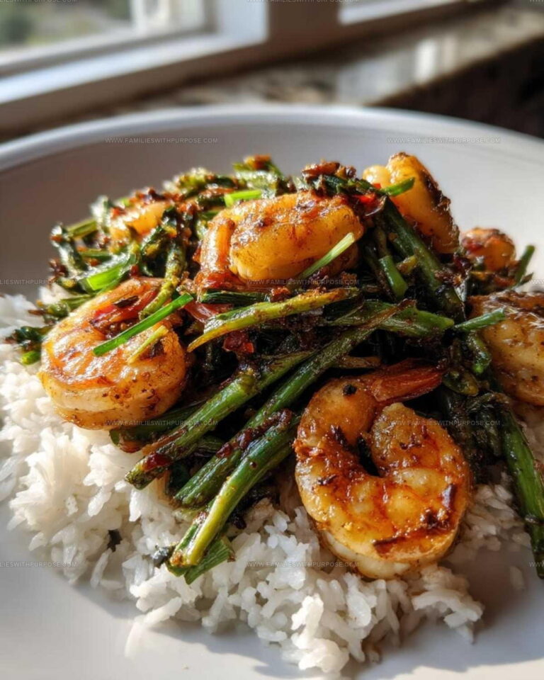 15-Minute Garlic Scape Shrimp Stir-Fry Recipe