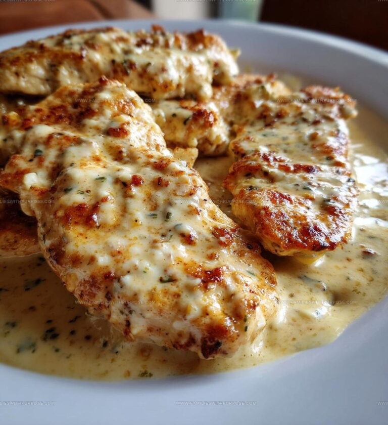 Cheese-Forward Creamy Asiago Chicken Recipe