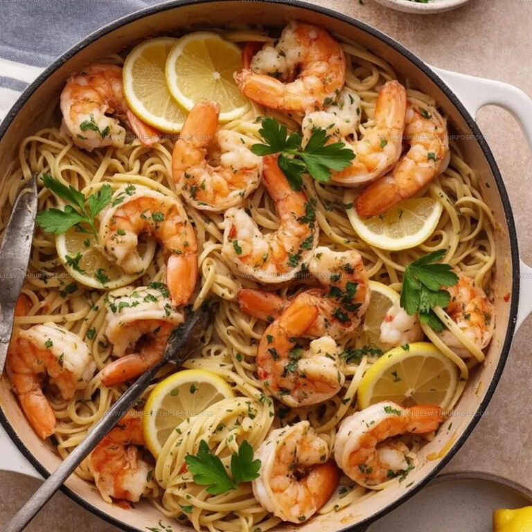 Classic Lemon Butter Shrimp Scampi Recipe