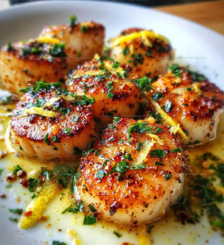 Bistro-Style Lemon Butter Scallops Recipe