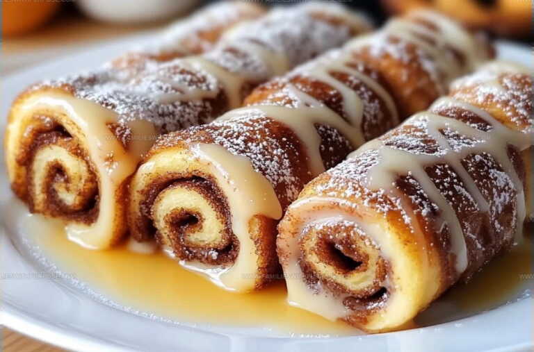 Cinnamon Roll French Toast Roll Ups Recipe