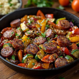Sausage Skillet With Andouille Sausage Recipe