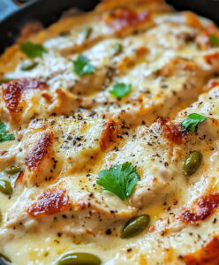 Creamy Pepperoncini Chicken Skillet Recipe