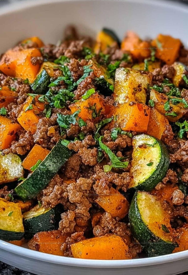 Ground Beef Zucchini Skillet Recipe