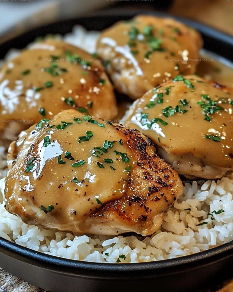 Creamy Southern Smothered Chicken And Rice Recipe