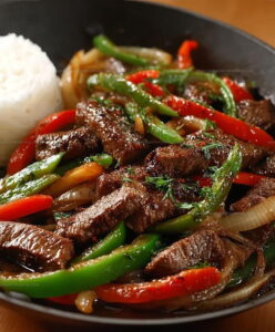 Chinese Pepper Steak Onions Recipe