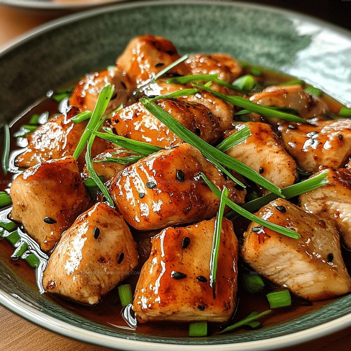 Sticky Ginger Glazed Chicken Recipe