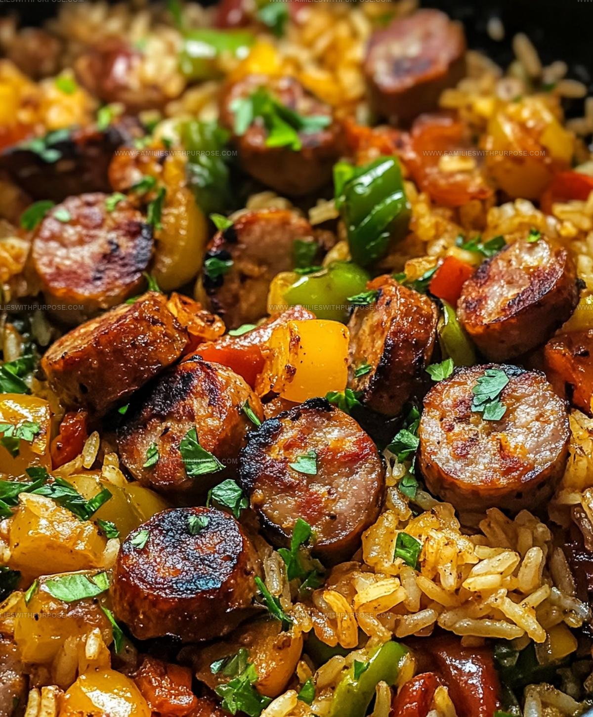 Cajun One-Skillet Sausage Rice Recipe