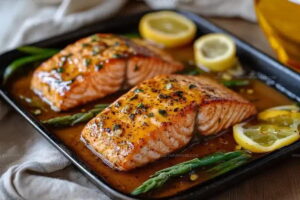 Cajun Spiced Cajun Honey Butter Salmon Recipe