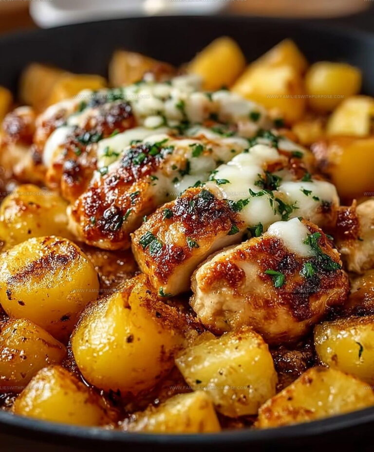 One-Pan Garlic Parmesan Chicken Potatoes Recipe