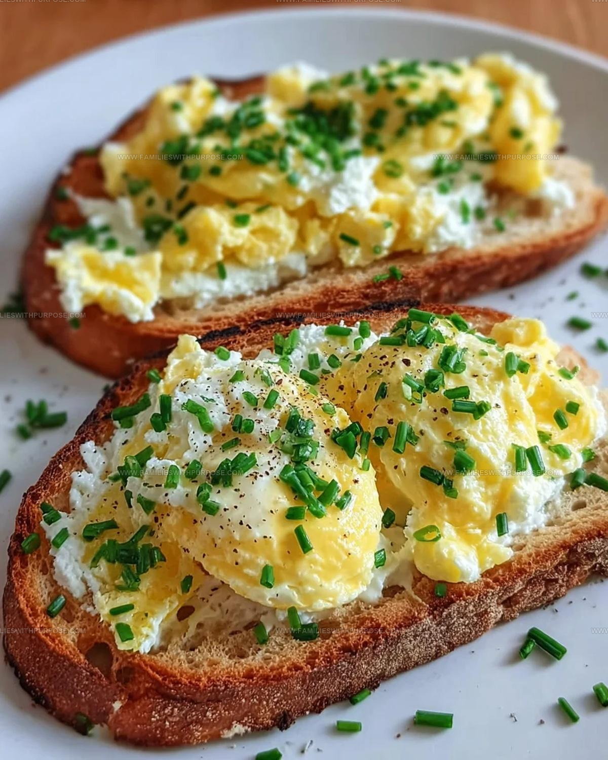 Egg Ricotta Toast Recipe