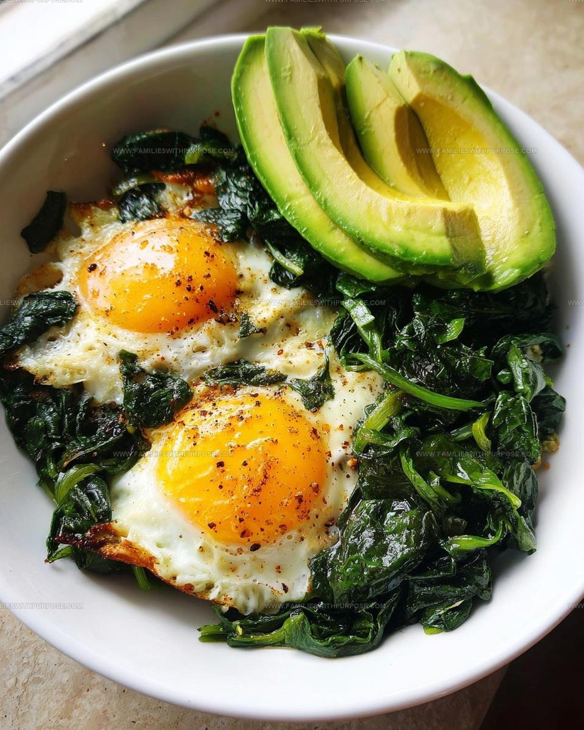 Spinach Egg Skillet Breakfast Recipe