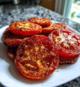 Southern Crispy Fried Red Tomatoes Recipe