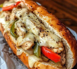 Oven Baked Chicken Philly Cheesesteak Recipe