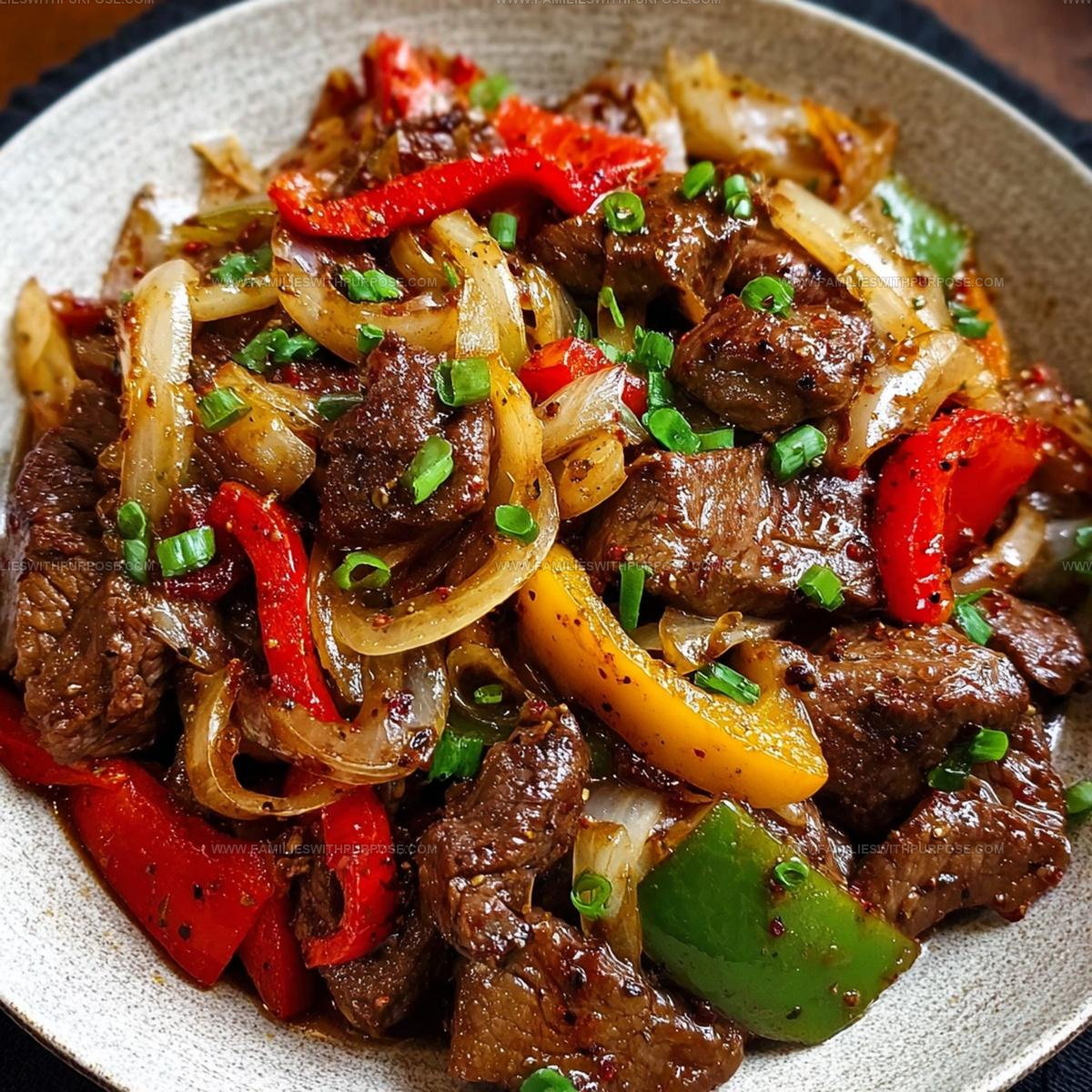 Pepper Steak Bell Peppers Onion Recipe