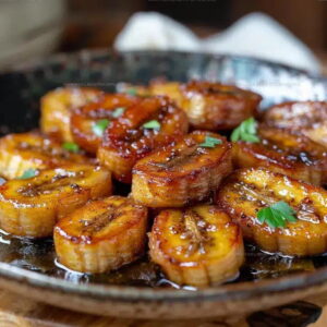 Warm Dessert Pan Fried Cinnamon Bananas Recipe