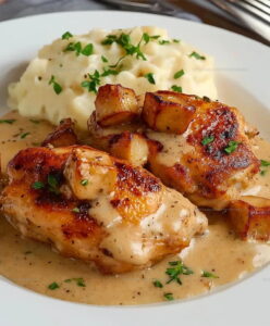 Smothered Chicken Dish Recipe