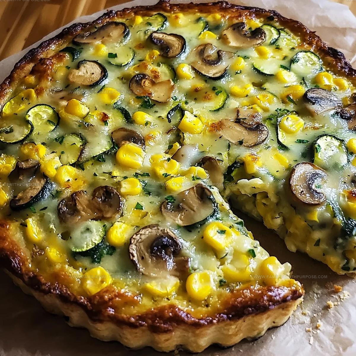 Sweet Corn Zucchini Pie Recipe