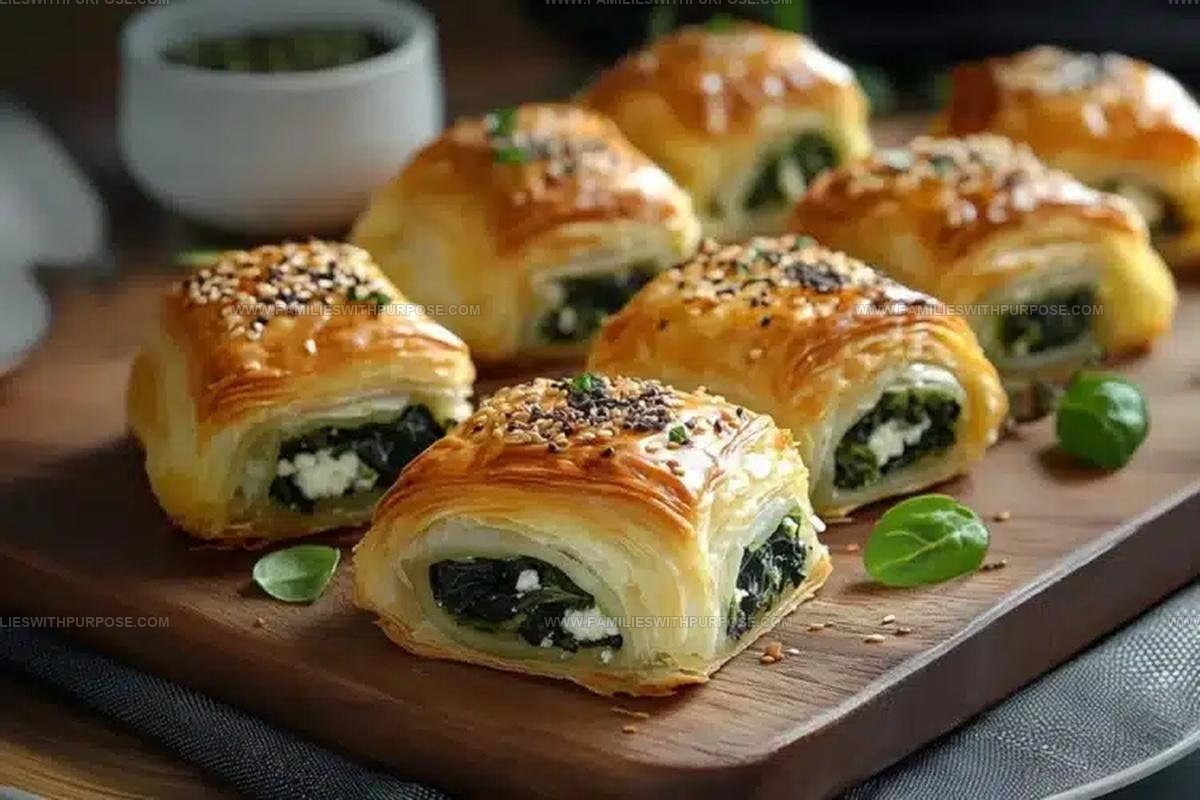 Flaky Spinach Cream Cheese Puffs Recipe