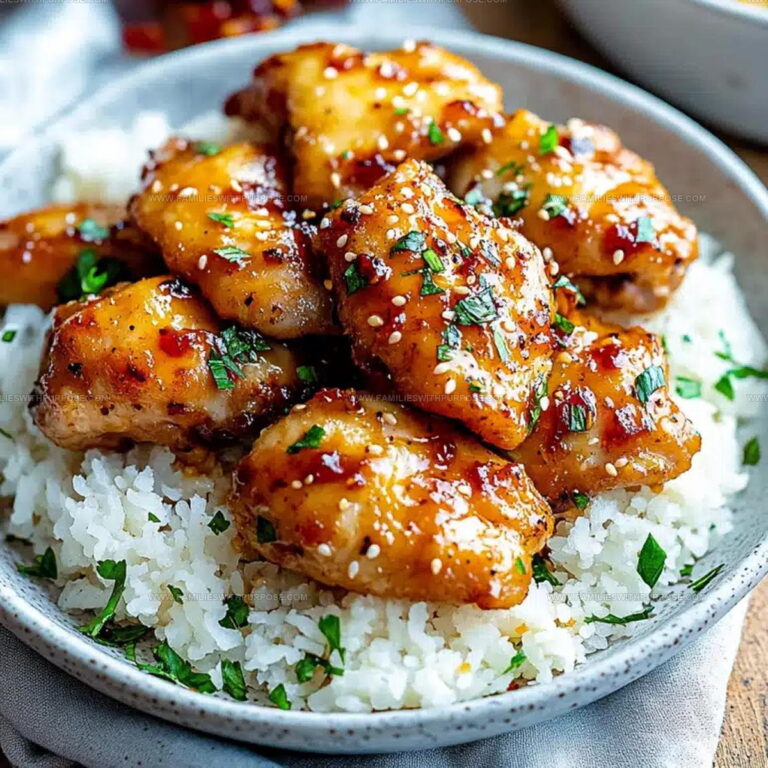 Sticky Honey Garlic Chicken Thighs Recipe