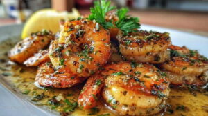 Skillet Lemon Garlic Shrimp Recipe